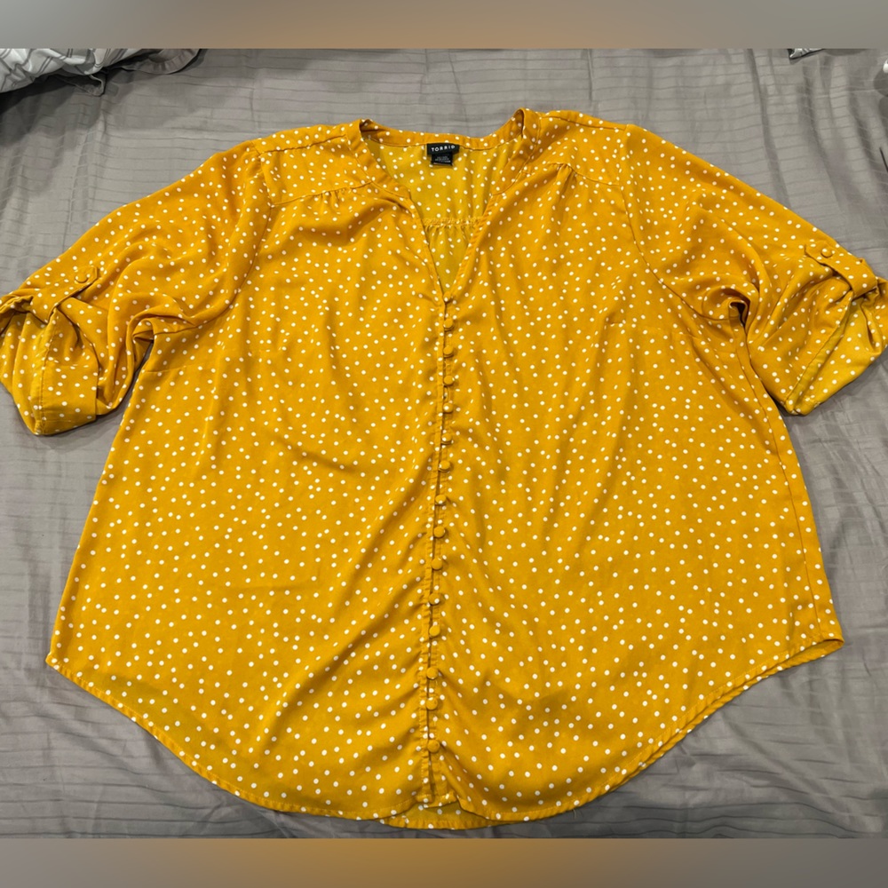Torrid Button Down Blouse